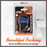 SEDY 7-Piece Mini Hex Key Set - Precision Metric Sizes, Corrosion-Resistant Black Finish for Durability and Performance