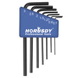 SEDY 7-Piece Mini Hex Key Set - Precision Metric Sizes, Corrosion-Resistant Black Finish for Durability and Performance