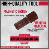 26-Piece Hex Bit Set with SAE & Metric Sizes, Magnetic Design, S2 Steel