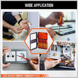 HORUSDY VDE 1000V insulated precision screwdriver set with magnetic tips and ergonomic handles for electrical and electronics repair