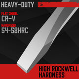 SEDY 16-Piece Punch and Chisel Set with CR-V Steel Construction, Heavy-Duty Design, High Rockwell Hardness, and Convenient Carry Pouch