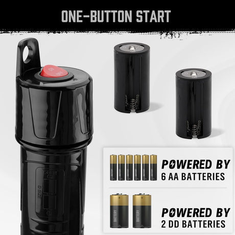 HORUSDY battery-operated liquid transfer pump with flow control nozzle, filter, and dual battery option for gasoline, diesel, water, and kerosene