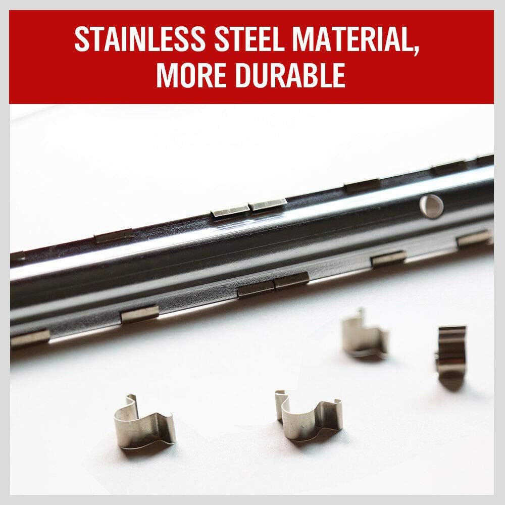 Stainless Steel Socket Organizer Rail with 14 Slots for Easy Storage – Rust-Free and Durable Construction