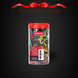 Heavy duty multi-size bungee cord set with hooks, tarp clips, ball bungees and zip ties for outdoor, camping and cargo securing