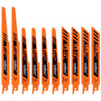 HORUSDY reciprocating saw blades for metal and wood cutting, demolition and pruning
