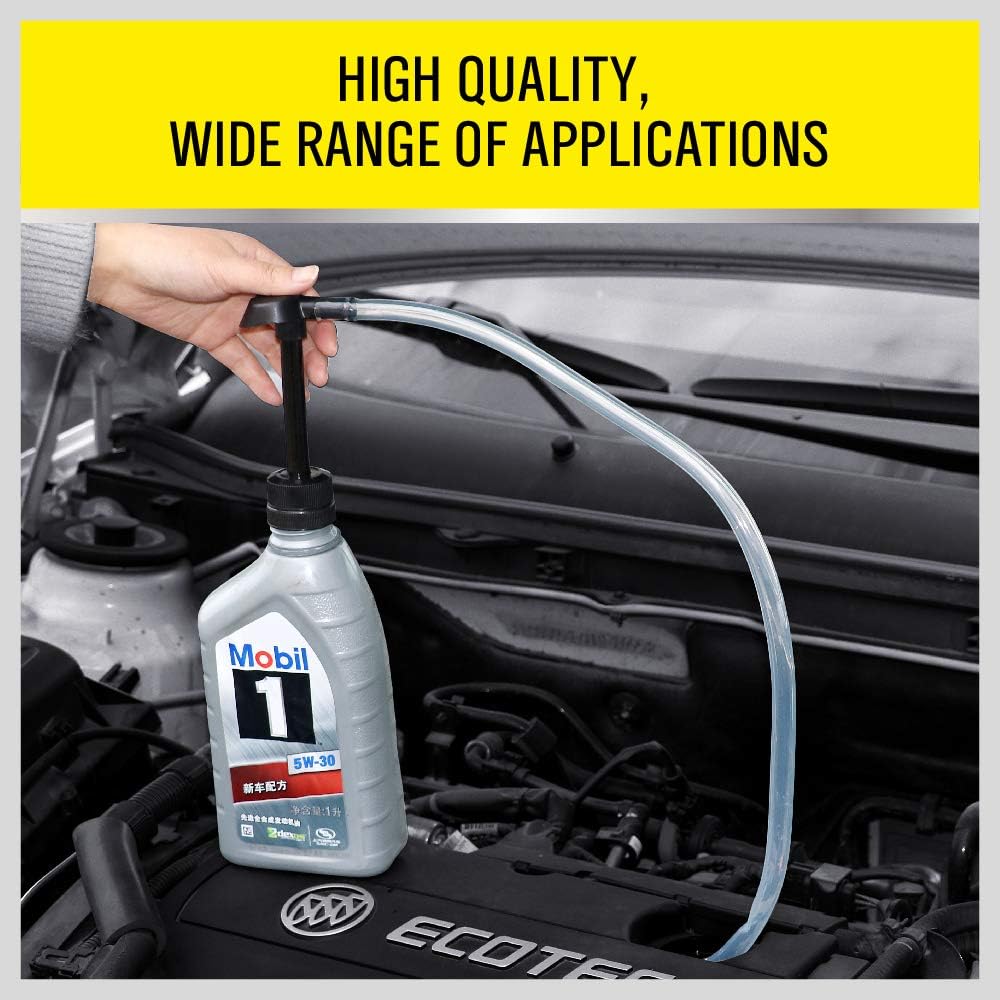HORUSDY Fluid Lubricant Pump with 60cm Flexible Hose for Automotive and Industrial Use