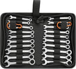 SEDY 22-piece mini metric and SAE combination wrench set in compact storage pouch for tight space repairs