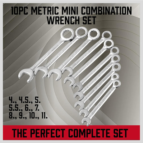 SEDY 22-piece mini metric and SAE combination wrench set in compact storage pouch for tight space repairs