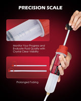 SEDY 200cc Oil Extraction & Fill Pump with Auto-Locking Tube and Precision Scale for Car Fluid Transfer