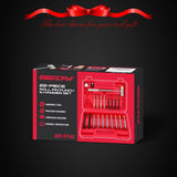 SEDY 22-piece roll pin punch and hammer set with brass, steel, plastic punches and 4 interchangeable hammer heads in red carry case for gunsmithing and repair