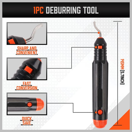  pipe and tube cutter tool kit with deburring tool for copper, plastic, aluminum, and brass tubing, includes storage case